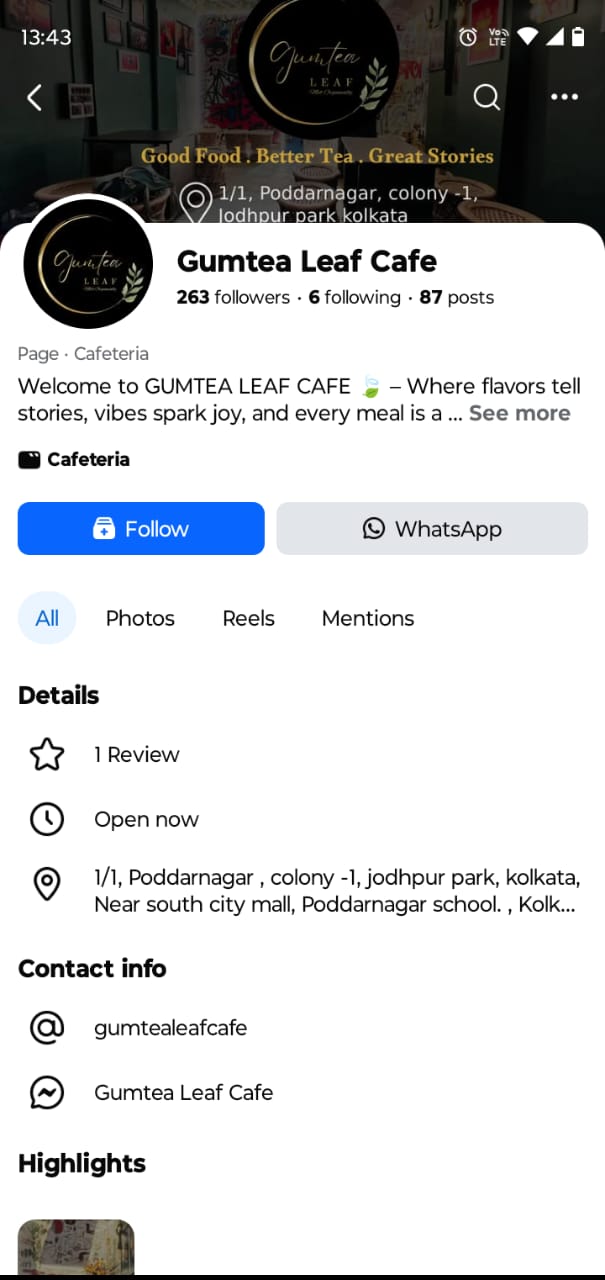 Gumtea Leaf Cafe