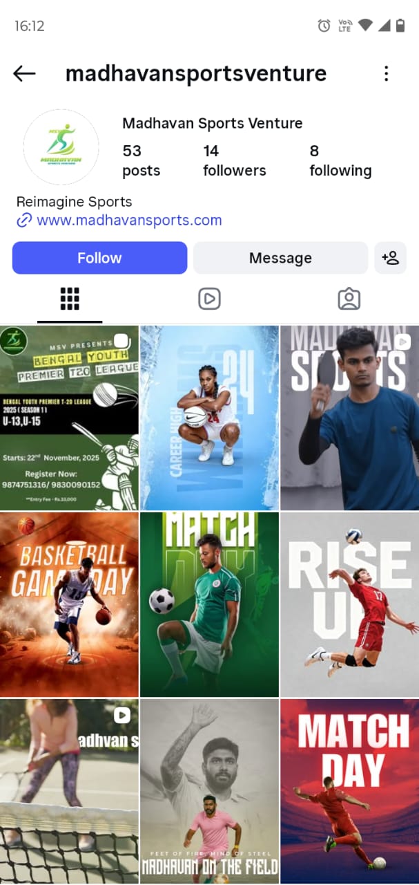 Digital Marketing Madhavan Sports Venture