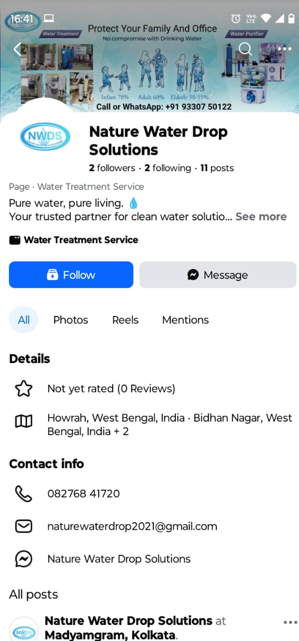 Digital Marketing Nature Water Drop Solutions
