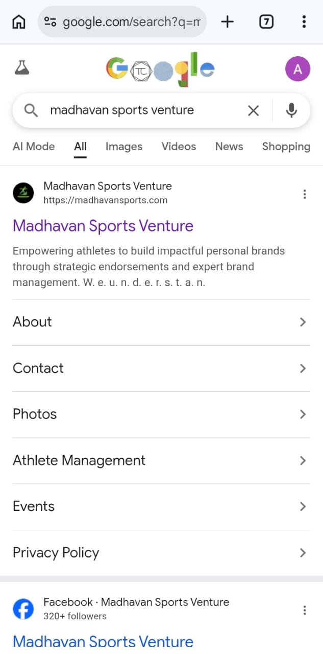 Madhavan Sports